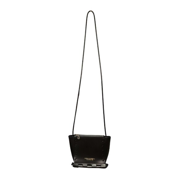 KOZHA NUMBERS | Miso Mini Leather Bag in Black - Picture 2 of 7